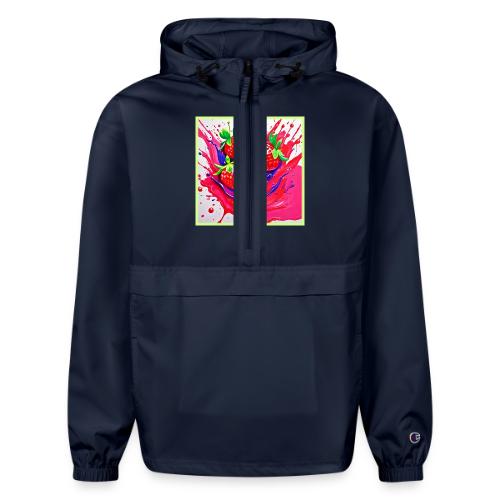 Vibrant Strawberry Splash - Champion Packable Jacket