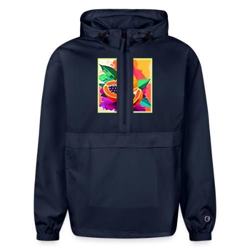 Sliced Papaya Pop Art - Champion Packable Jacket