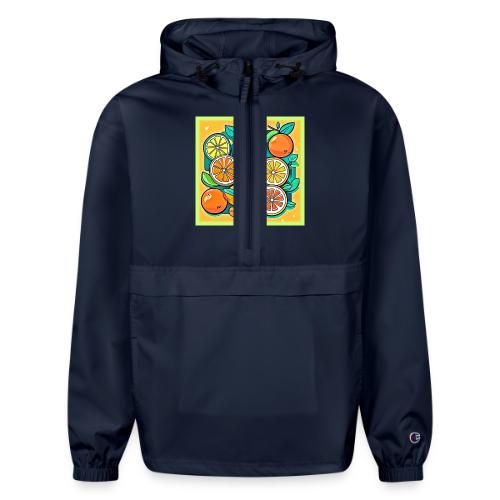 Citrus Fruit Art Design - Champion Packable Jacket