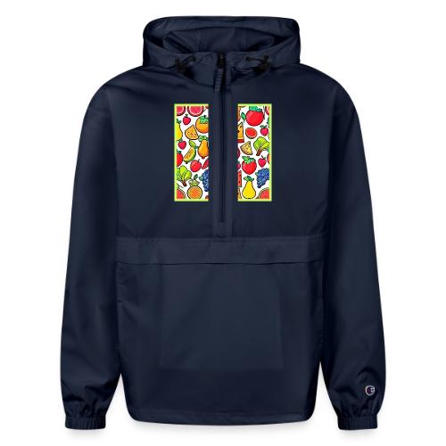 Vibrant Fruit Pattern - Champion Packable Jacket