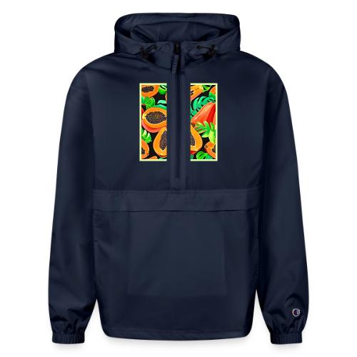 Papaya and Leaves Fresh Pattern - Champion Packable Jacket