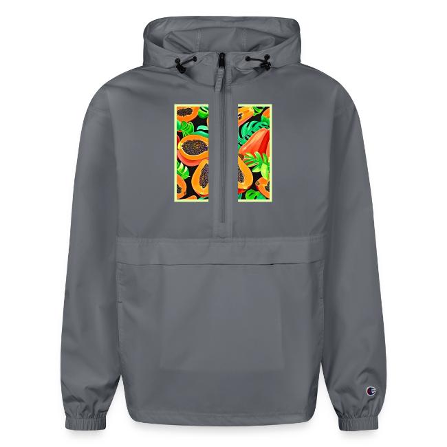 Papaya and Leaves Fresh Pattern
