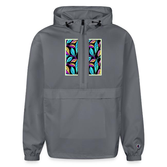 Stained Glass Leaves Design