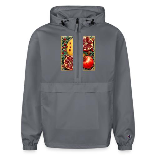 Pomegranate Elegance Art Print - Champion Packable Jacket