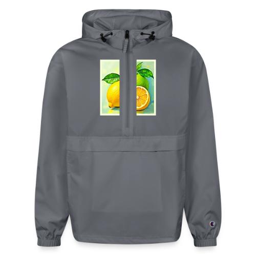 Zesty Citrus Burst of Sunshine Design - Champion Packable Jacket