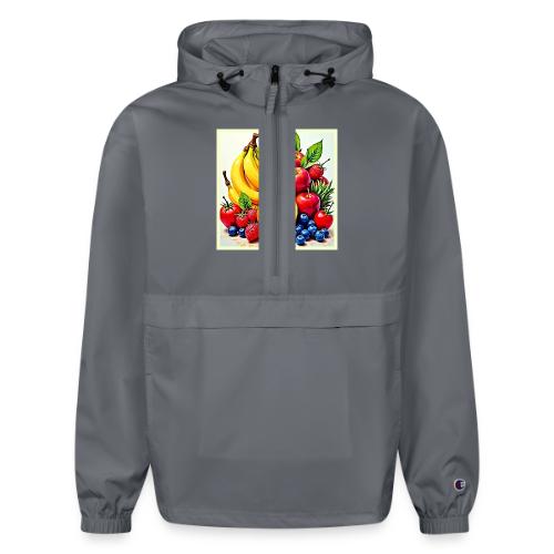 Vibrant Fresh Fruit Delight Design - Champion Packable Jacket