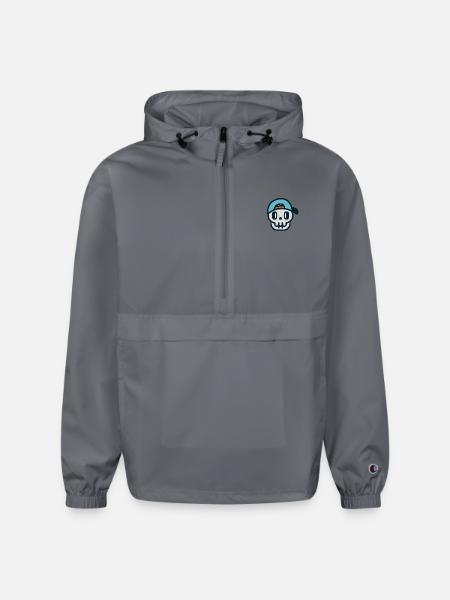 Adikt.Golf Skull - Champion Packable Jacket - gray - Front
