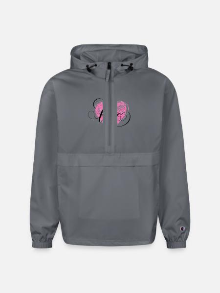 LOVE - Champion Packable Jacket - gray