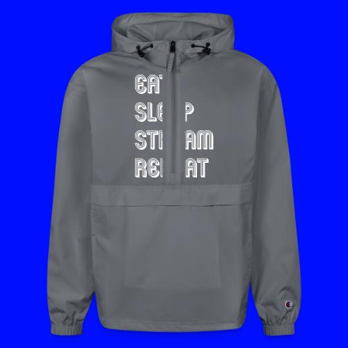 Eat Sleep Stream Repeat - Champion Packable Jacket