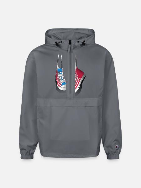 Hanging sneakers - Champion Packable Jacket - gray