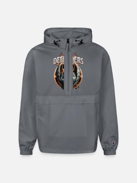 Customizable Defenders - Champion Packable Jacket - gray