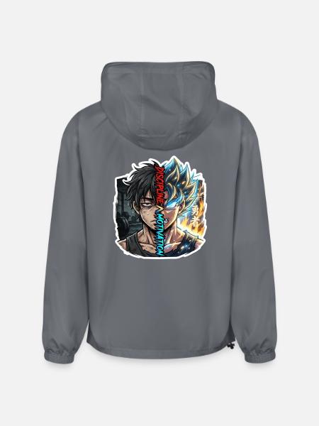 Dual Neon Warrior Split - Champion Packable Jacket - gray
