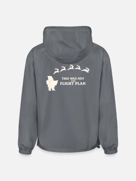 Santa’s Christmas Flight Plan - Champion Packable Jacket - gray