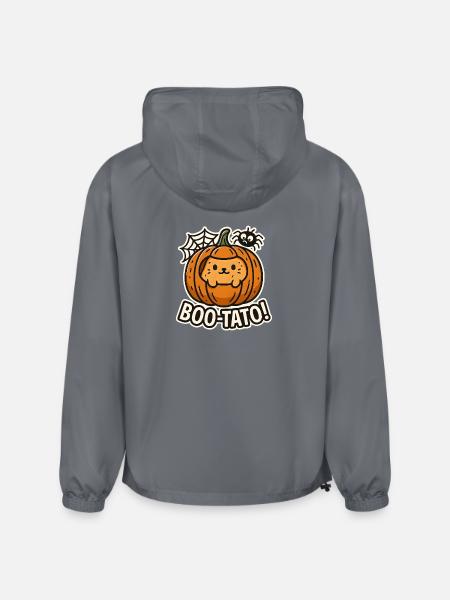 Pumpkin Boo-Tato Cute Halloween - Champion Packable Jacket - gray