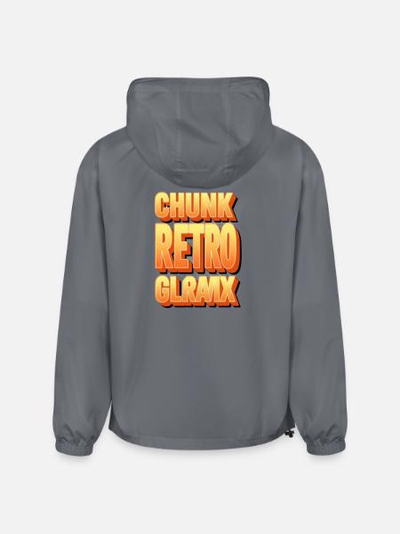Chunk Retro Glow Glyph - Champion Packable Jacket - gray