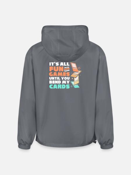 Trading Card Game Card Player - Champion Packable Jacket - gray