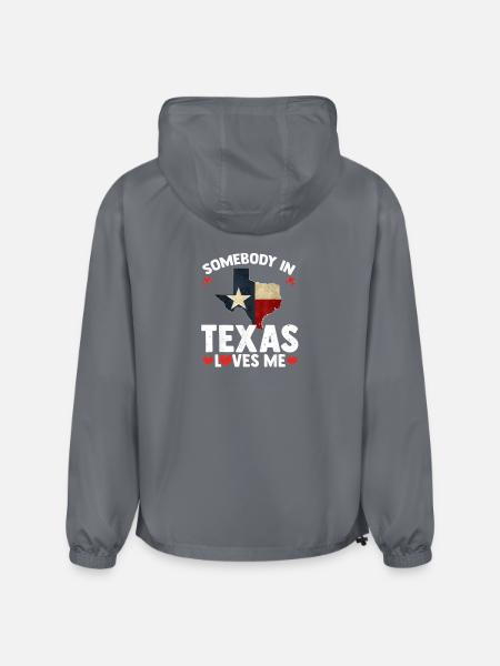 Somebody in Texas Loves Me - Champion Packable Jacket - gray