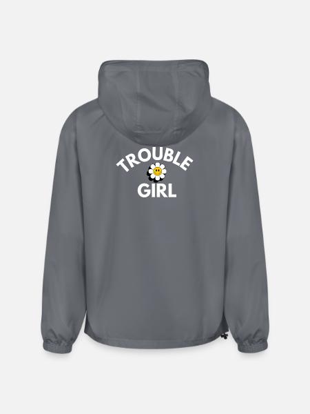 Trouble Girl Daisy Smile - Champion Packable Jacket - gray