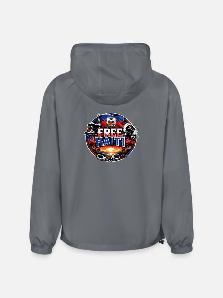 Free Haiti - Champion Packable Jacket - gray