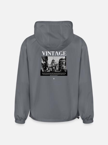 Timeless Mono Streetscape - Champion Packable Jacket - gray