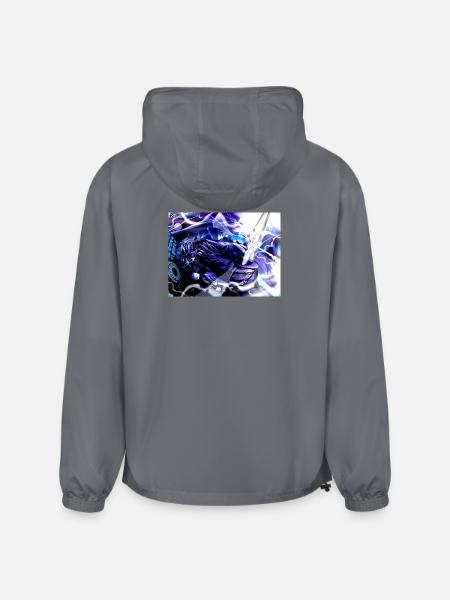Moonlit Oni Blade - Champion Packable Jacket - gray