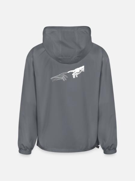 Human and Digital Reach - Champion Packable Jacket - gray