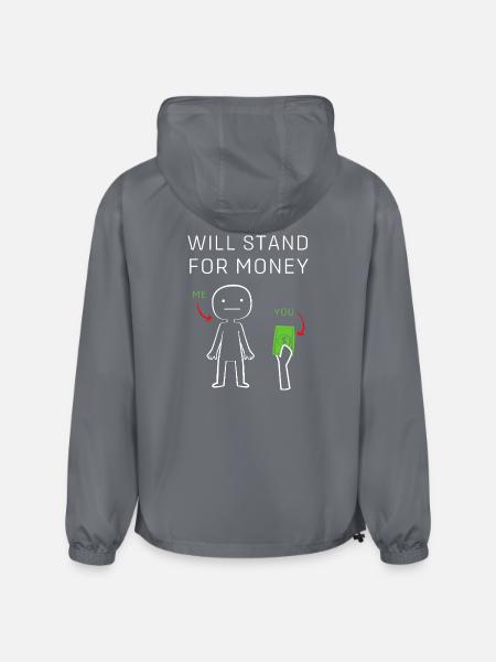 Funny Money Meme - Champion Packable Jacket - gray
