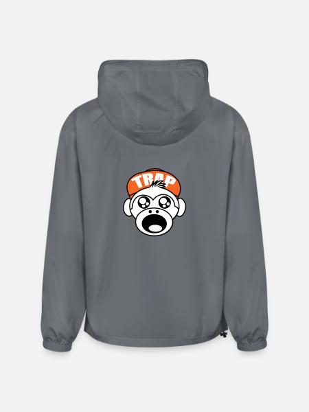 Trap Monkey - Champion Packable Jacket - gray