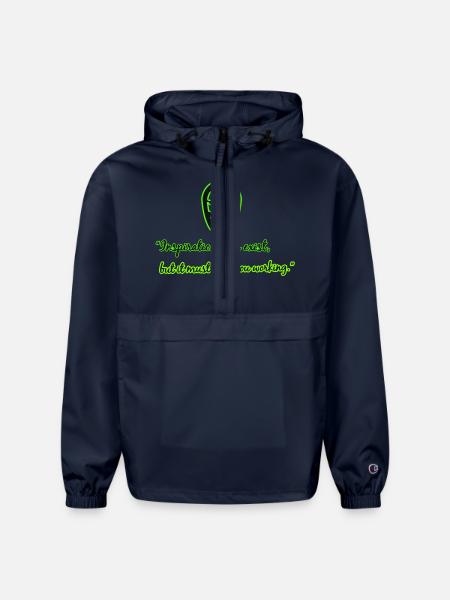 Motivational Quotes - Champion Packable Jacket - french navy
