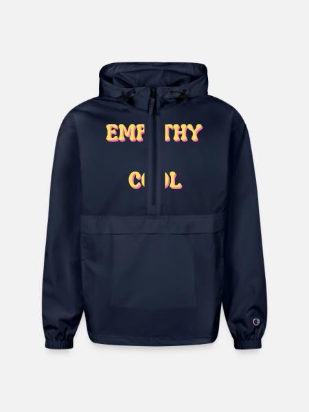 Empathy Is Cool - Champion Packable Jacket - french navy