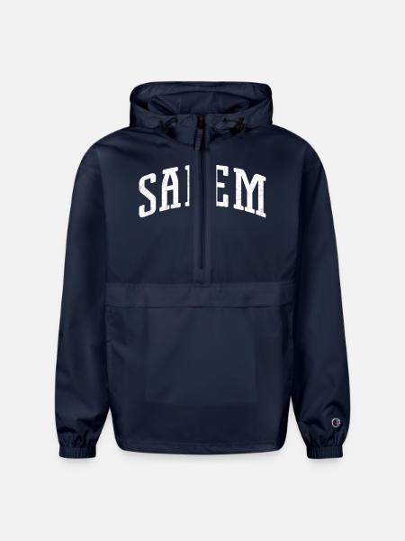 Salem Massachusetts - Champion Packable Jacket - french navy