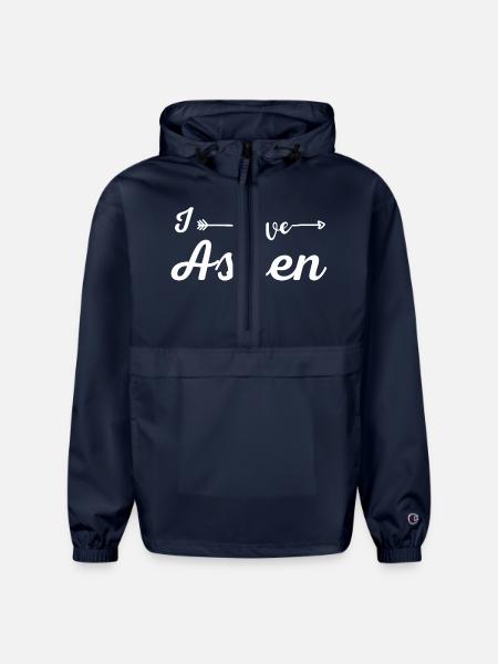 I Love Aspen - Champion Packable Jacket - french navy