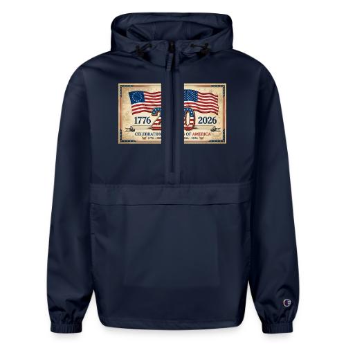 USA 250th Anniversary Flags Emblem - Champion Packable Jacket