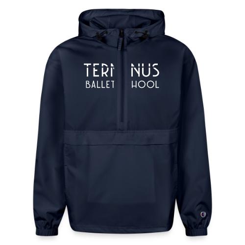 School Logo (white text) - Champion Packable Jacket
