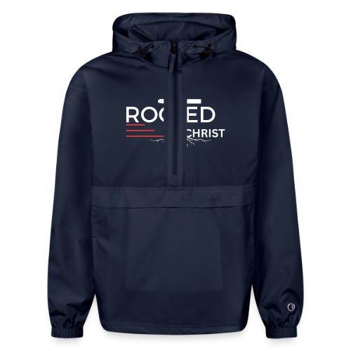 Rooted in Christ (white) - Colossians 2:7 - Champion Packable Jacket