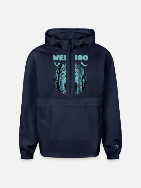 Wendigo Cryptid Halloween - Champion Packable Jacket - french navy