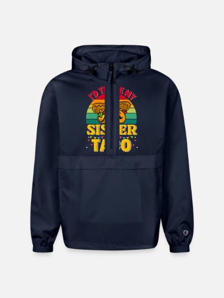 I´d trade my Sister for a Taco Mexican Taccos - Champion Packable Jacket - french navy