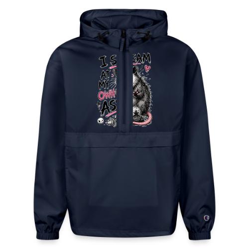 Funny Opossum Screaming Graphic Tee - Champion Packable Jacket