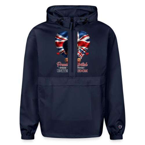 Proud to Be British Teddy Bear UK Patriot Gift - Champion Packable Jacket