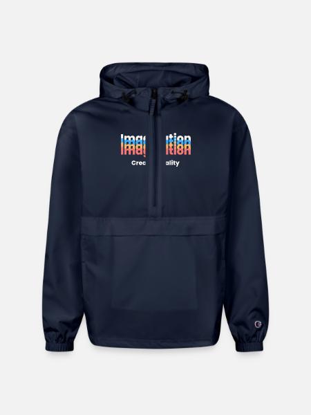 Imagination Creates Reality - Champion Packable Jacket - french navy