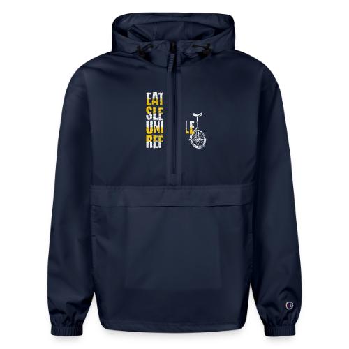 Eat Sleep Unicycle Repeat - Champion Packable Jacket