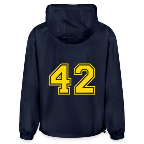 Number 42 in a classic athletic collegiate font - Champion Packable Jacket