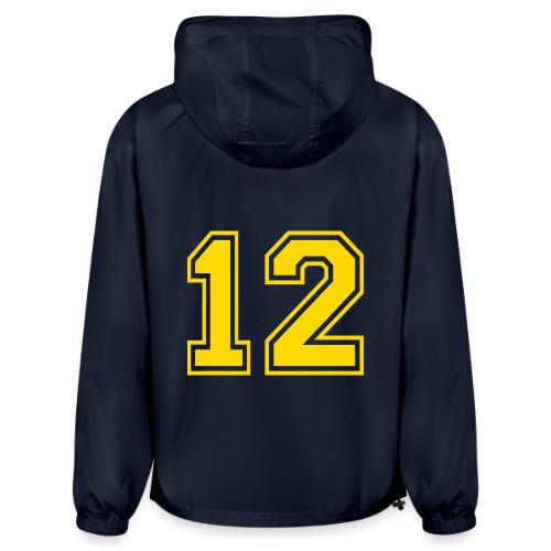 Number 12 in a classic athletic collegiate font - Champion Packable Jacket