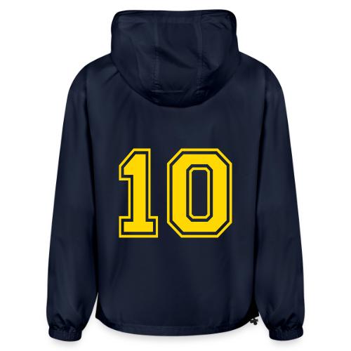 Number 10 in a classic athletic collegiate font - Champion Packable Jacket