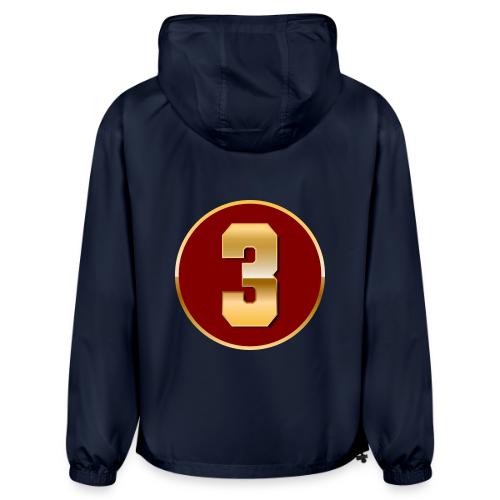 Number 3 in Gold Varsity Font - Champion Packable Jacket