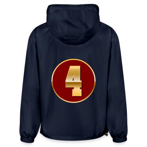 Number 4 in Gold Varsity Font - Champion Packable Jacket