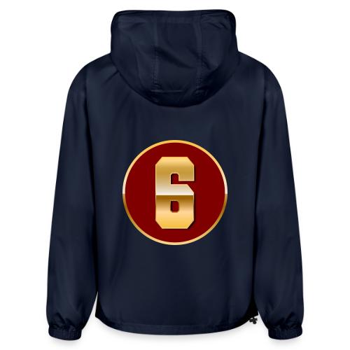 Number 6 in Gold Varsity Font - Champion Packable Jacket