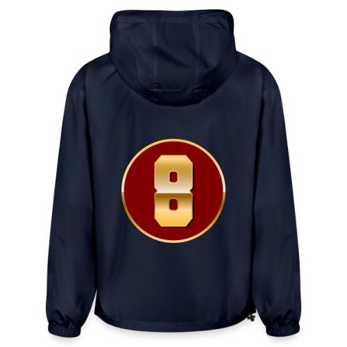 Number 8 in Gold Varsity Font - Champion Packable Jacket