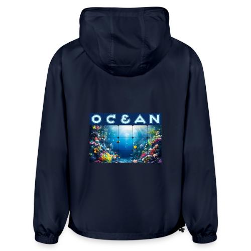 Ocean: Neon Reef Glow - Champion Packable Jacket