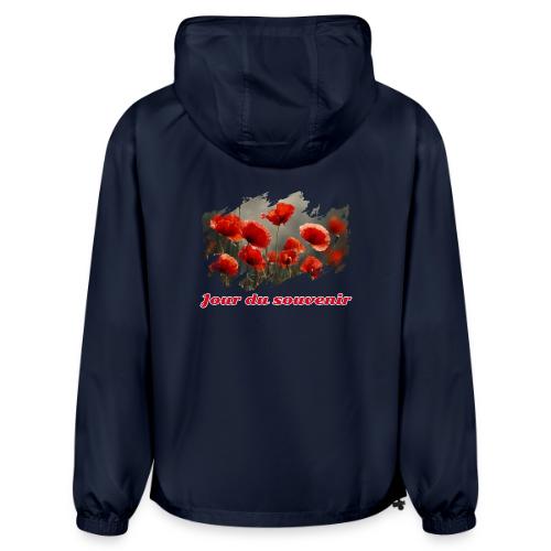 Remembrance Day with Poppies - Champion Packable Jacket
